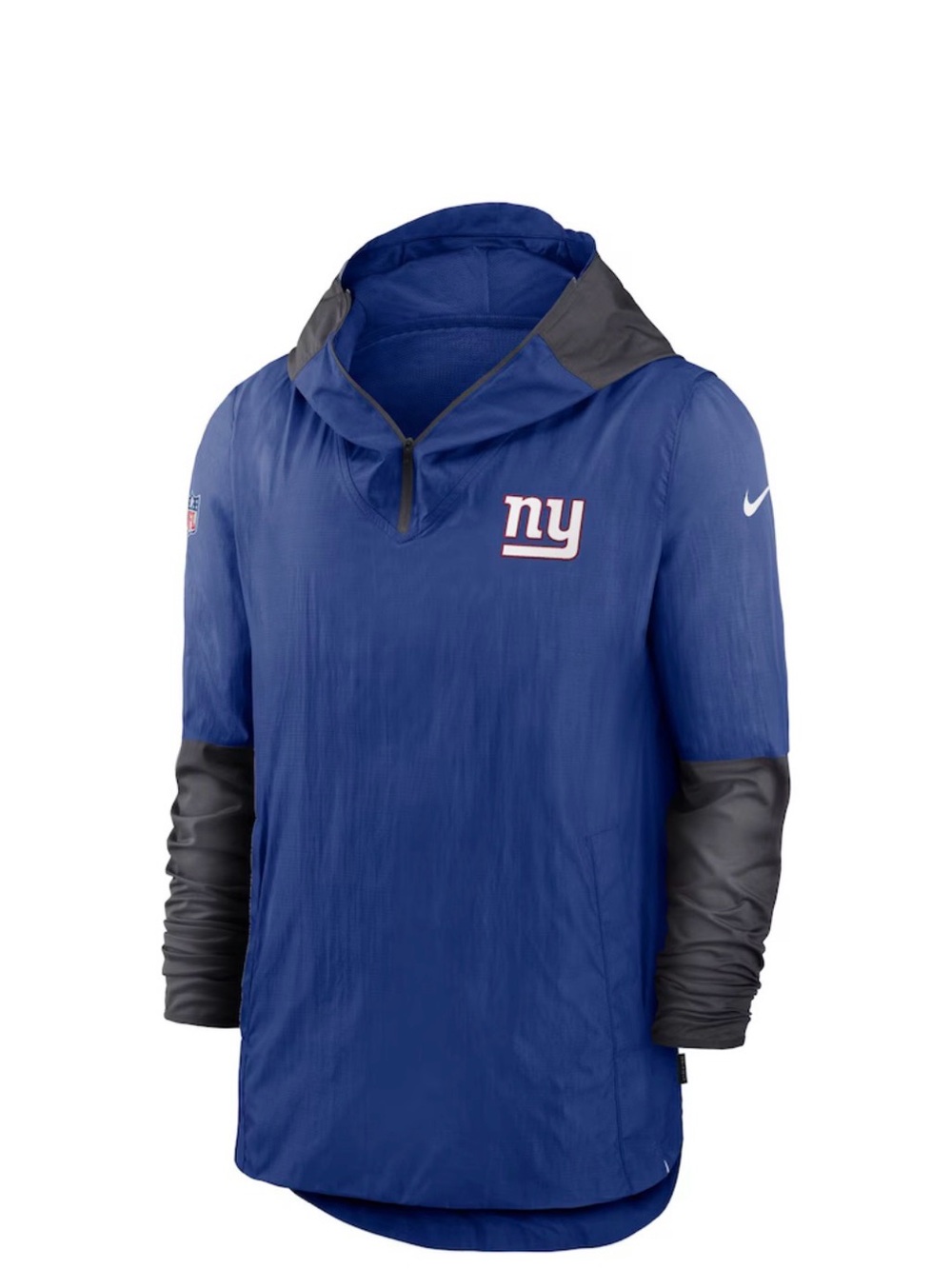 Nike Royal Blue & Gray NY Hooded Pullover Windbreaker